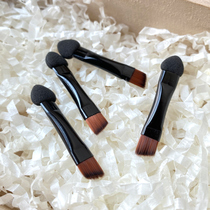 AIEVELYN MINI SMALL DOUBLE HEAD MAKEUP BRUSH DUAL-USE BEVELLED BROW BROW Eyebrow Pink Sponge Eye Shadow Brush Stick 4