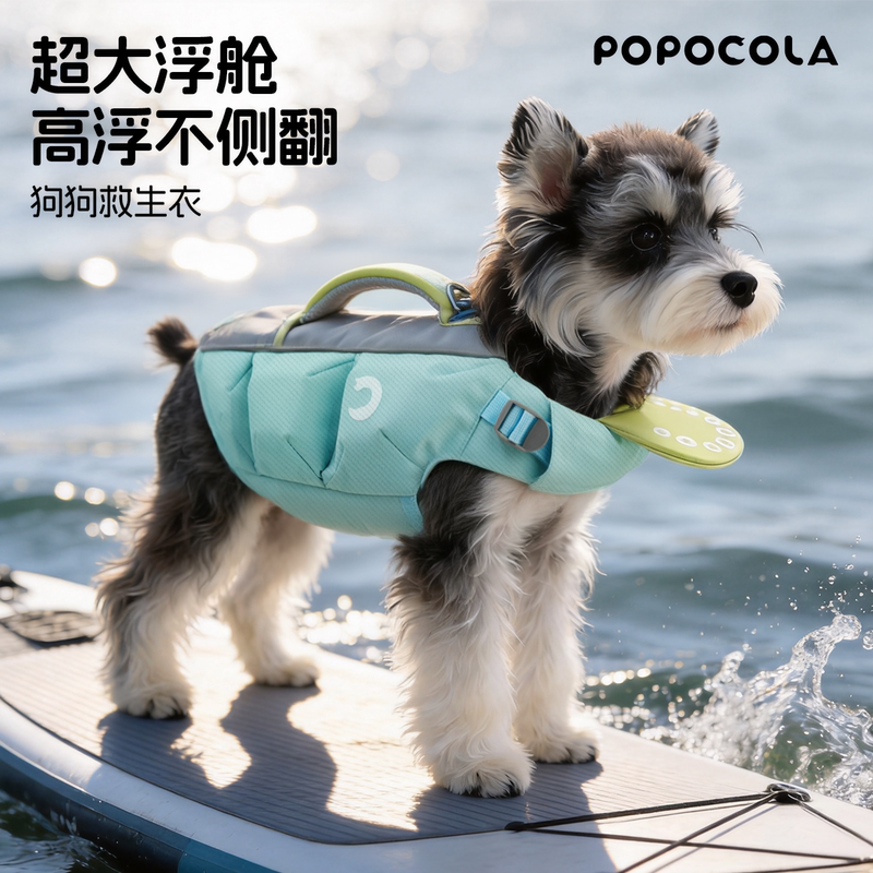 Popo Dog Life Jacket Pet Swimsuit Summer Clothes Puppy Summer Large Dog Small Dog Swimsuit Popo Dog Life Jacket Pet Swimsuit Summer Clothes Puppy Summer Large Dog Small Dog Swimsuit