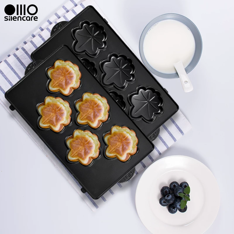 Speech Breakfast Machine Billing Fan Walf Cake Billing Card Small Frying Pot Steamed
