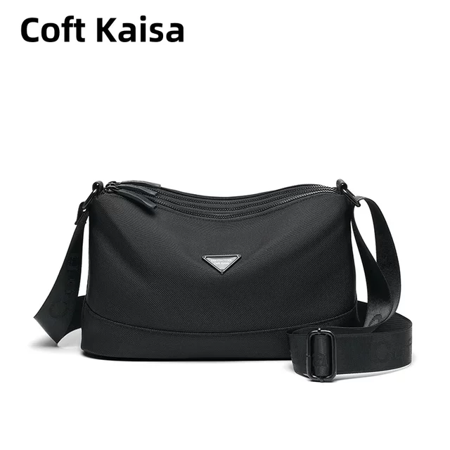 Yimei luggage Coft Kaisa multi-compartment shoulder crossbody bag waterproof oxford cloth portable handbag multi-function