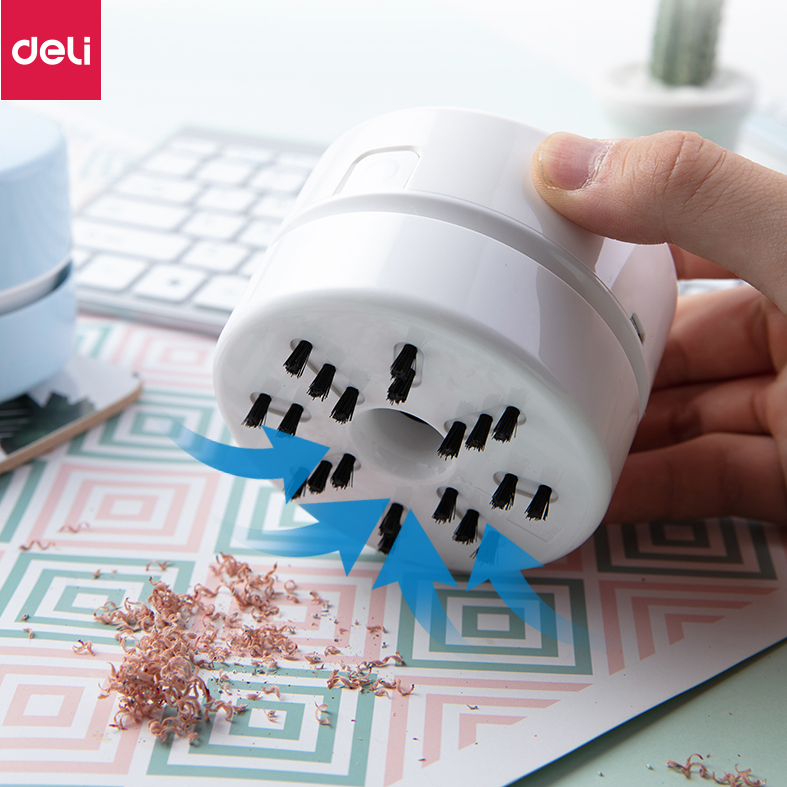 Able Desktop Vacuum Cleaner Portable Students Electric Mini Usb Automatic Cleaning Eraswipe Pencil Crumb Cleaner Mini Table Rechargeable Wireless Sanitizer Keyboard Suction scraps handheld