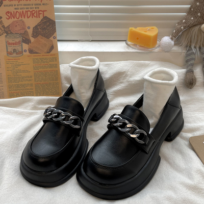 taobao agent ITIM Fashionable chain, loafers, summer universal breathable footwear English style, 2022 collection, British style