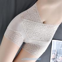 Lace safety pants slim and anti-walking antibacterial underwear thin thin waist and belly hips