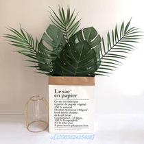 Han Feng in green plant simulated leaf turtle back leaf living room creatively decorated large leafy green plant photography props