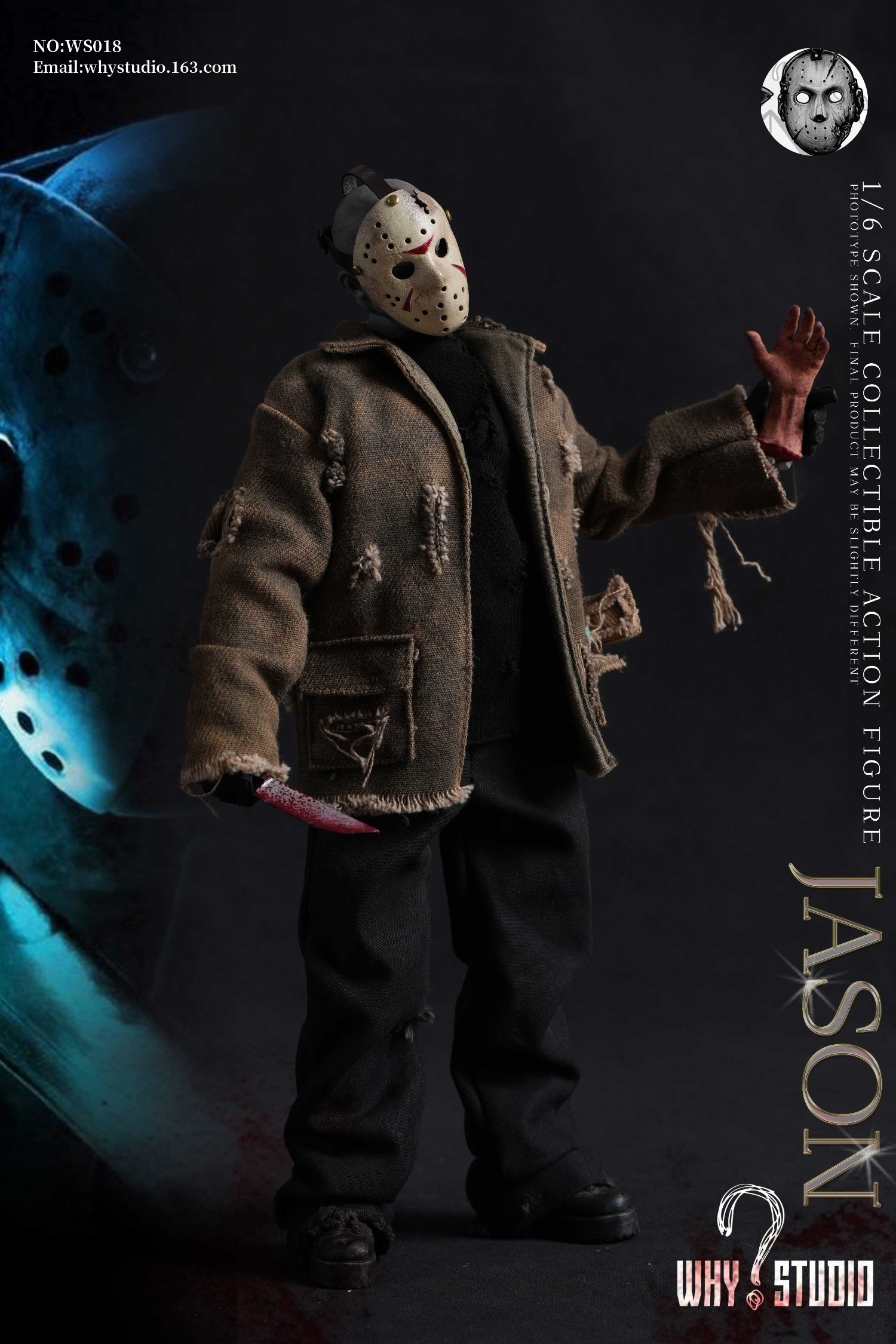 WHY STUDIO WS018 Freddy Vs.Jason 1/6 Jason Collectible Action