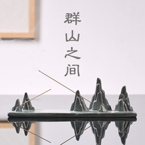 Qunfeng incense plug creative handmade ceramic thread incense burner ornaments Zen fragrance device incense thread incense plug home indoor gift