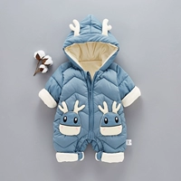 Маленький оленя-синий