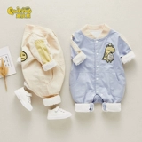 Детское осеннее весеннее боди для новорожденных для девочек, в корейском стиле, в западном стиле