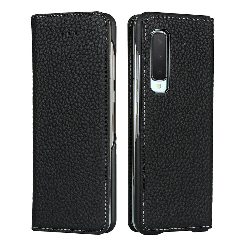 Suitable for Samsung W20 mobile phone protective shell fold folding screen generation mobile phone protective shell F9000 Korean version leather flip leather shell fashion custom personality business men and women colorful transfer shell W2020 silicon