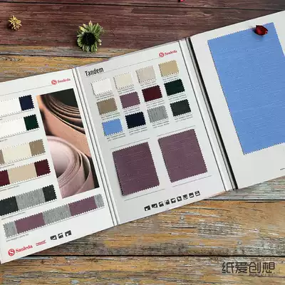 Foshan paper love manufacturers custom professional design fabric color card display book sample book color card book