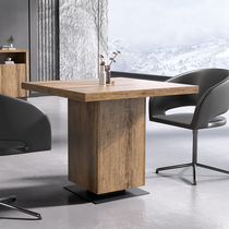 Mori Office Furniture Small Negotiation Table Long Table Minimalist Modern Desk Negotiation Table Meeting Room Table And Chairs Combination