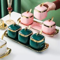 Seasoning box Nordic style kitchen home high-end modern simple kitchen artifact book creative net red trumpet