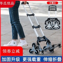 Climbing Stairs Theorist Reptiles can climb the stairs The small cart moving the small cart to buy the hand la carla caravan