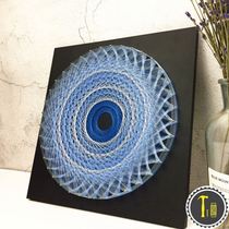 Three-dimensional nail winding thread drawing nail thread drawing diy nail drawing new Chinese hand-made winding thread drawing lovers send boyfriend