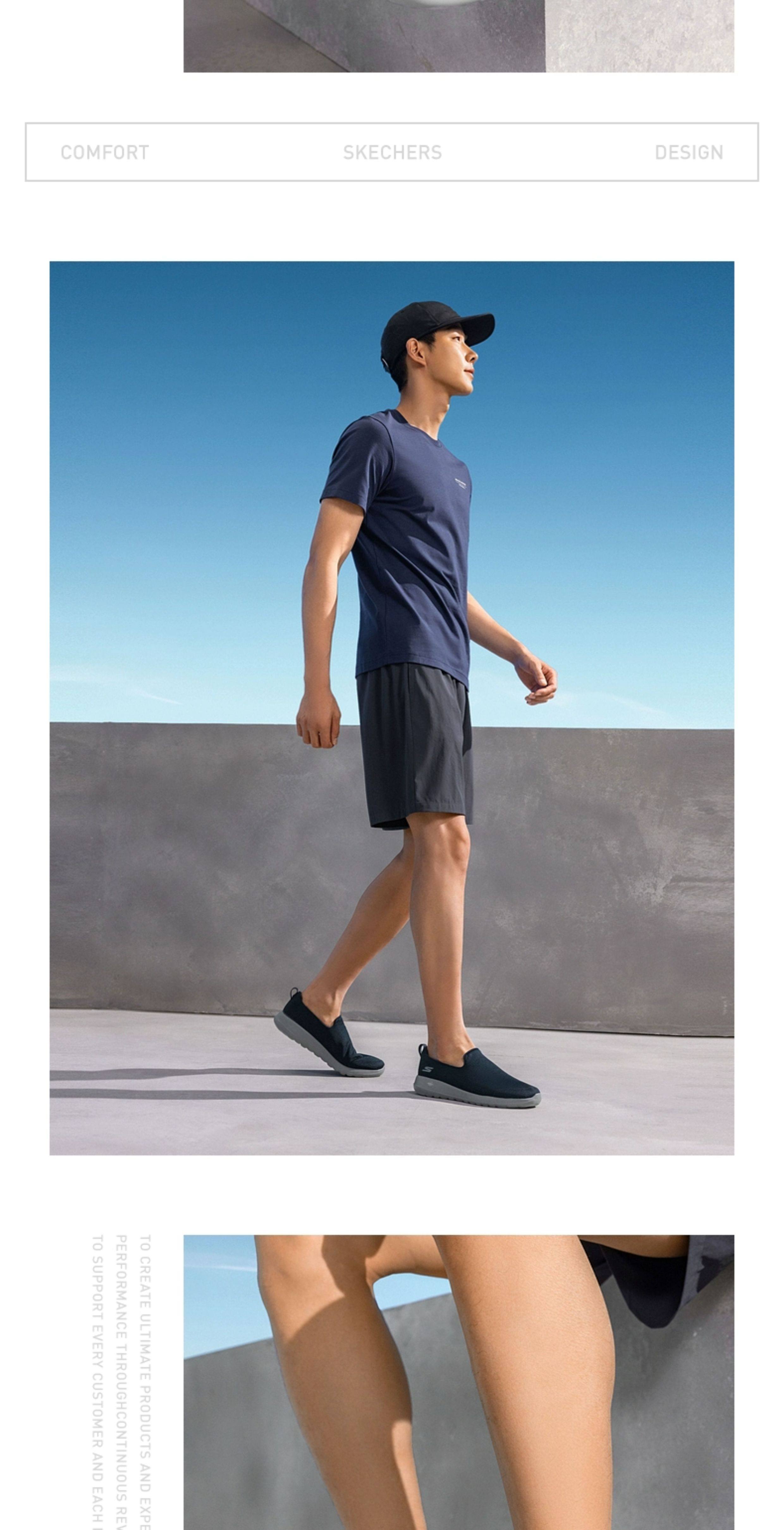 Энергичный обувь skechers斯凯奇正品春夏款男女款轻质一脚蹬懒人健步鞋休闲运动鞋