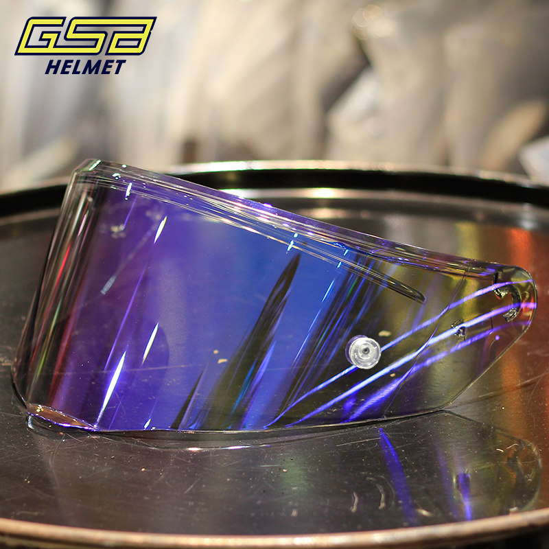 GSB helmet goggles S-361 model transparent brown rainbow plated lens R50 S361 spring breeze custom motorcycle