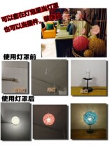 Shell anti-glare baby lampshade bulb plastic cover transparent chandelier eye protection plastic cover frosted hood spherical