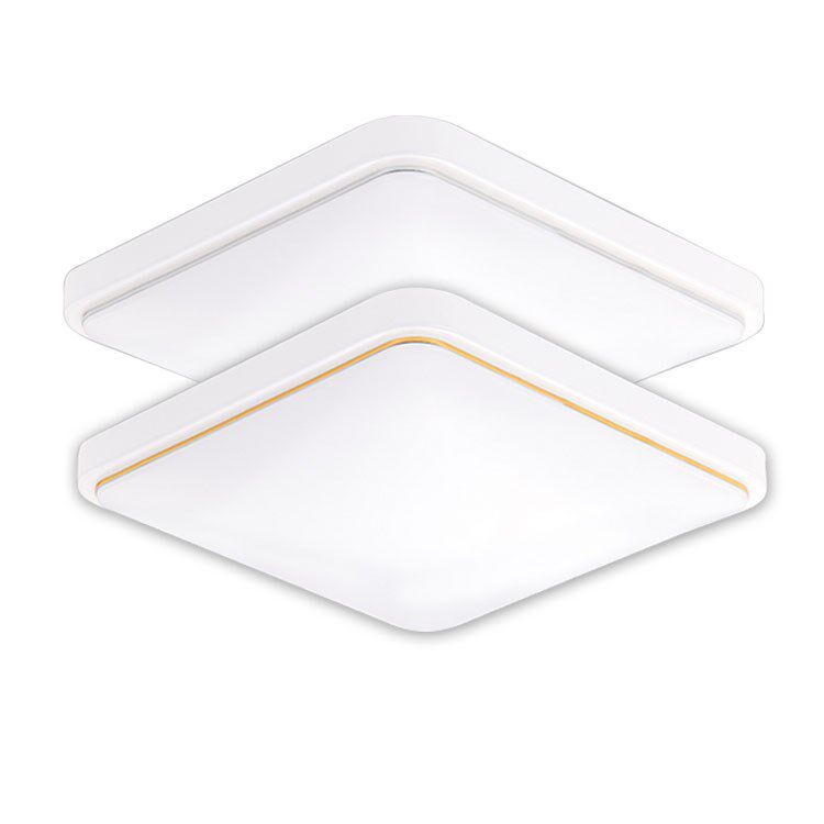 LED centimeter ceiling lamp shell square lampshade 20 30 40 50 living room pvc model without light source