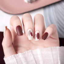 Wine red matte nail polish free roast quick-drying and long lasting tear non-toxic and tasteless pregnant women 2021 New Color White