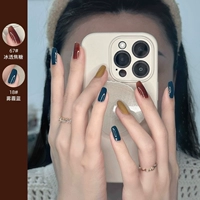 67# ледяная карамель + 18# дымчато-голубой