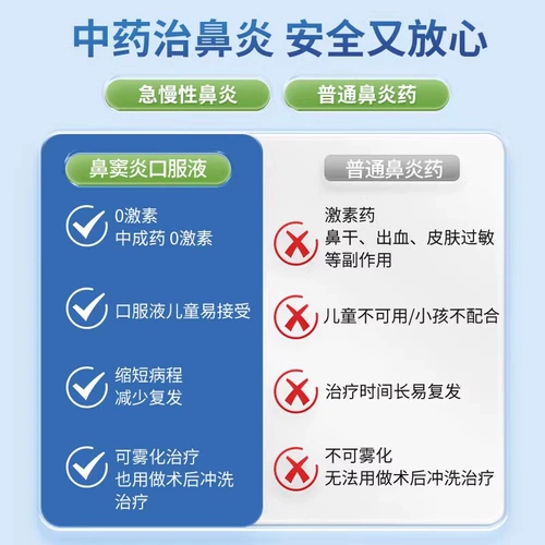 太极 Синусит оральный жидкий синусит специальная медицина подлинная аллергическая острая и хронический ринит застой назального