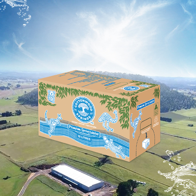 澳大利亚天然弱碱矿泉水柯顿百年 10L*1家庭袋装水 原装进口