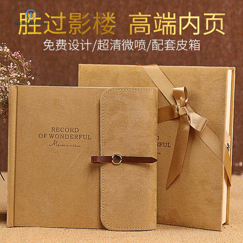 Upscale album production Shadow photo book leather album Wedding Dress Photos CUSTOM WEDDING PHOTO WEDDING THIS COMMEMORATIVE ALBUM-Taobao