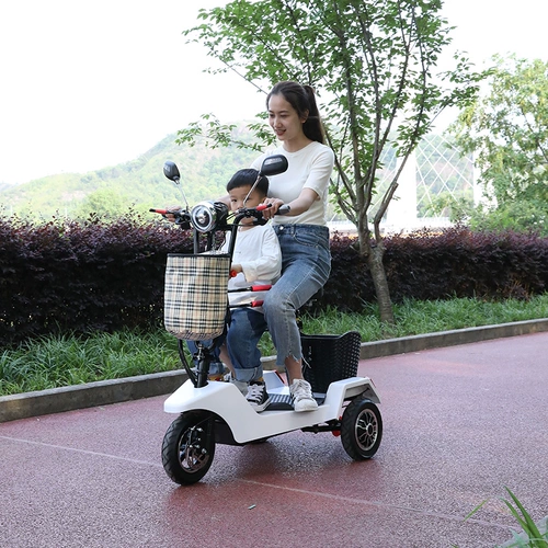 Электрический трехколесный велосипед для домашнего использования для пожилых людей, маленькие ходунки