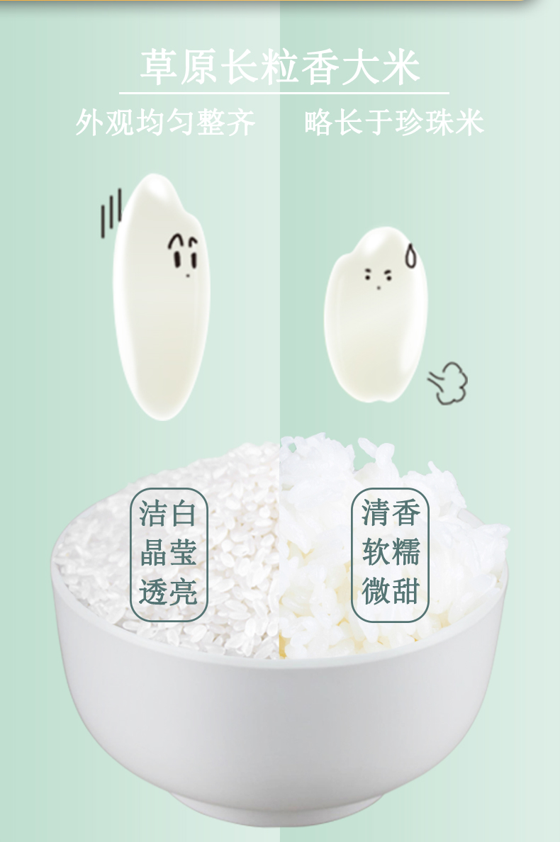 绅迪佳  内蒙古长粒香大米10斤 图4