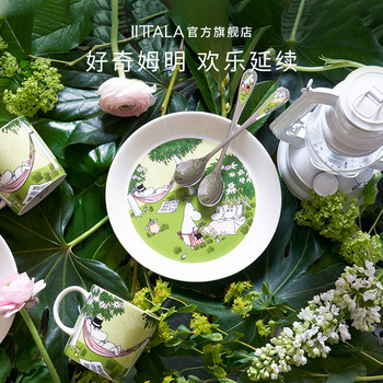 芬兰Hackman moomin姆明咖啡勺不锈钢甜品勺创意可爱搅拌勺套装