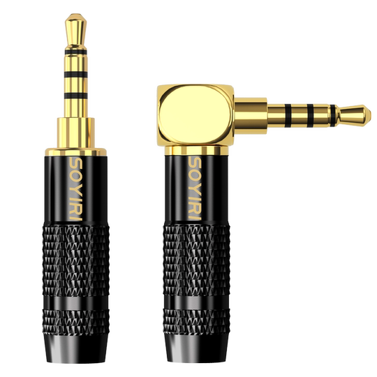 SOYIRI 3.5mm headphone cable audio welding plug