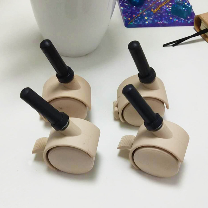 Truth Bear New Baby Dining Chair Wheels Children Dining Table Seat Accessories Wheels 4