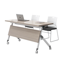 Foldable mobile splicing conference training table and chair combination educational institution hotel company conference training table for meetings