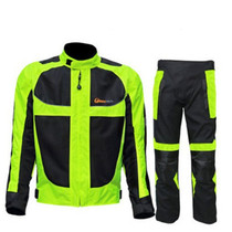 Motorcycle riding clothes suit Men tops four seasons anti fall winter warm Locomotive equipment complete set of built-in protective gear