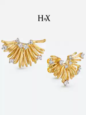 Original design jewelry 18K gold diamond earrings women fashion earrings personalized earrings birthday gifts