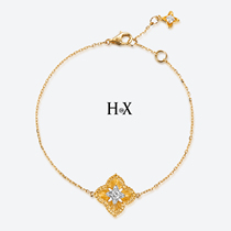 Original design Jewelry 18K Gold Diamond Bracelet Female Imitation Origami GAME BRACELET PERSONALITY Personality Jewelry bestie