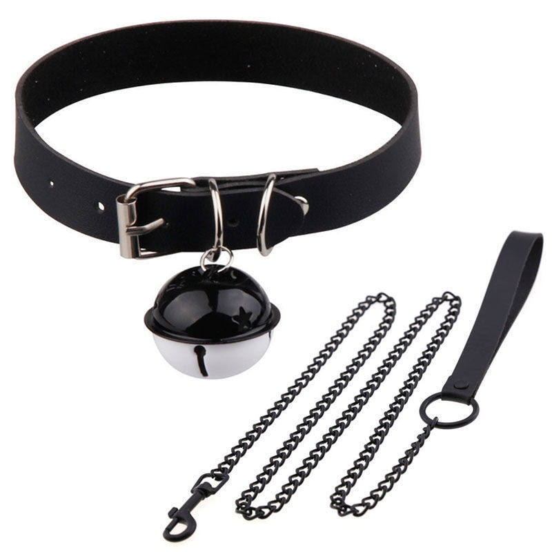 Miss Meow: neck ring bell traction chain secondary Yuan Loli Maid Cosplay props