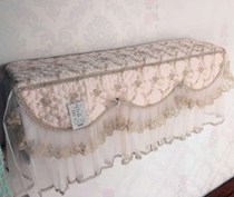 High-end Quilted Embroidered Pink Cloth Art Lace Hanging Air Conditioning Hood Hangar Air Conditioning Cover Boot Boot not taken