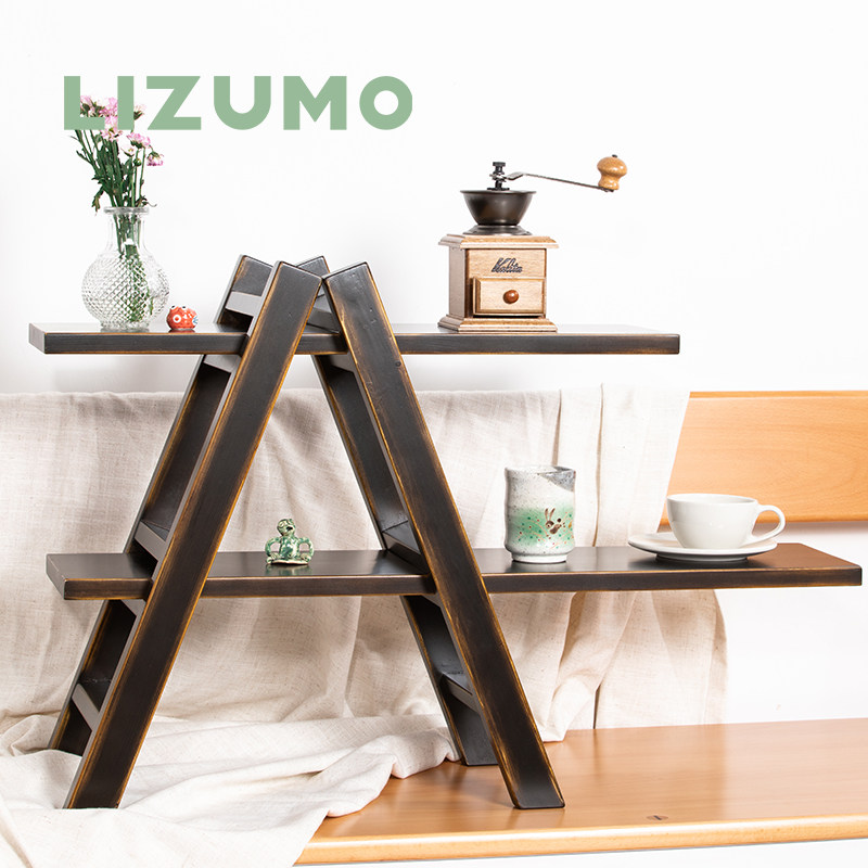 Full solid wood assembled shelve Multi-purpose storage floor Debris Multi-Meat Plant Flower Shelf Floor Indoor Balcony