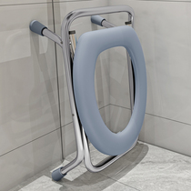 Folding toilet chair for pregnant women and the elderly household mobile stool chair squat toilet toilet stool non-slip toilet chair