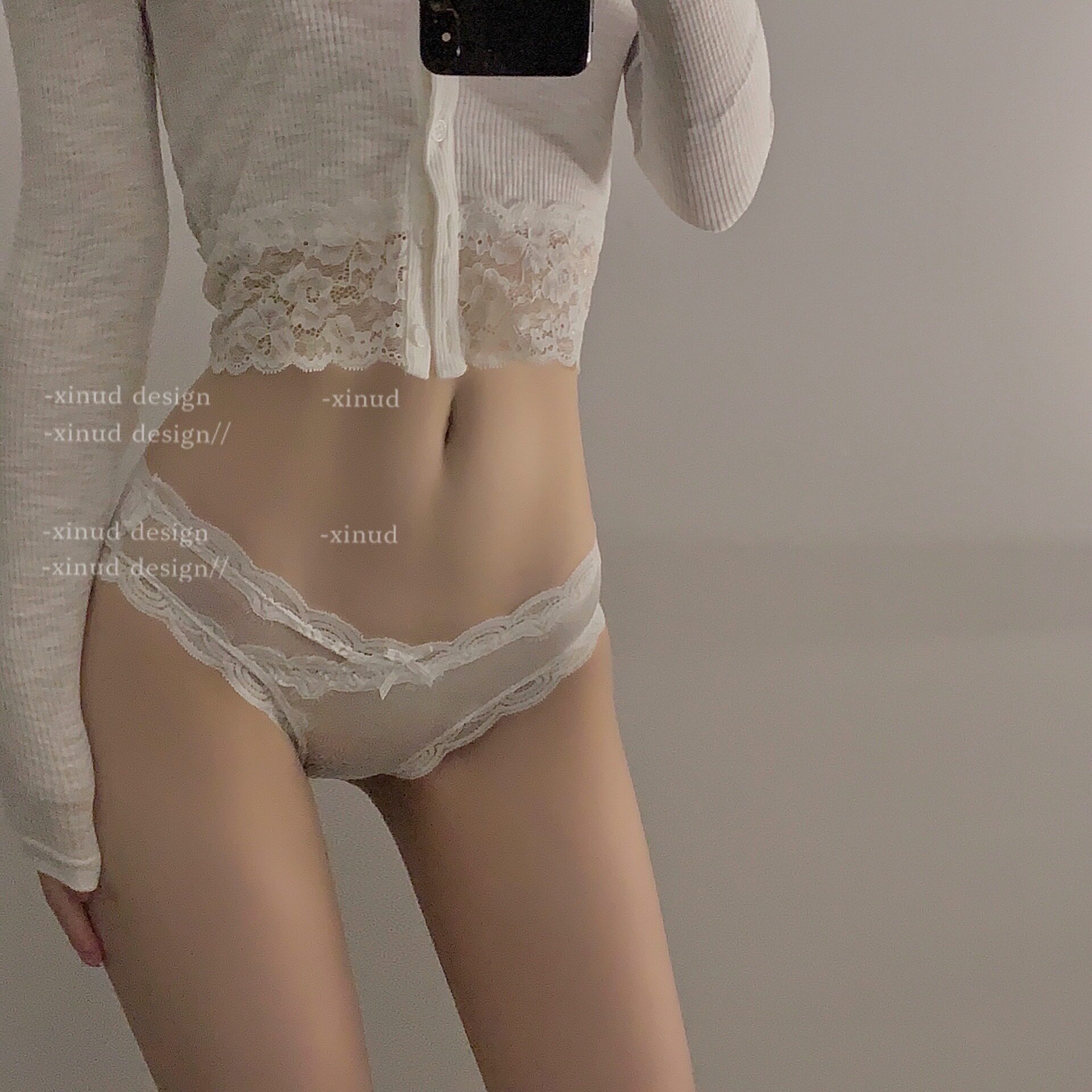 Underwear Lady Lace Sexy Cross Pregnant Woman Shorts Woman Low Waist Silk Loving Mesh Yarn Breathable Gestation Triangle Pants