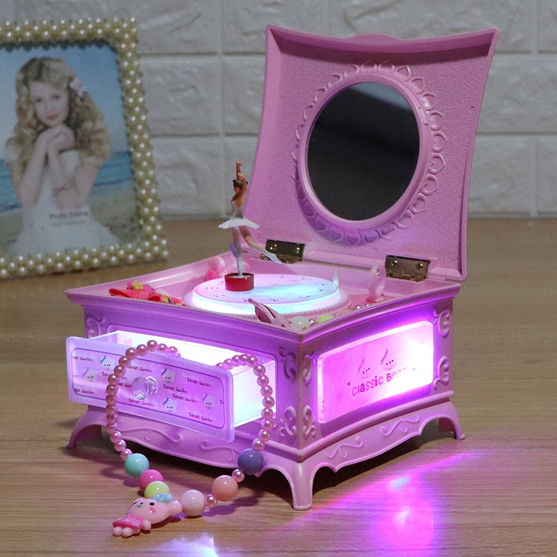 Music box music box female carousel dancing ballet girl princess toy crystal ball children's birthday gift