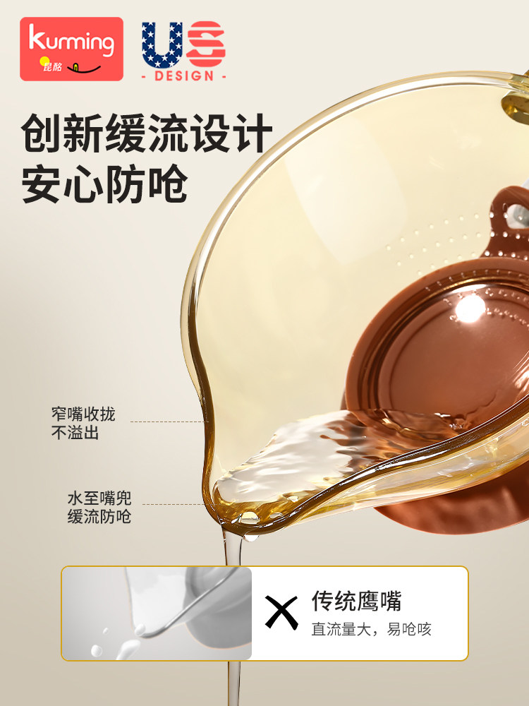 Baby Food Bowl, Special Feeding Bowl for Newborn Infants, Rice Flour Bowl with Spout, Silicone Spoon, Grinding Set, Tableware