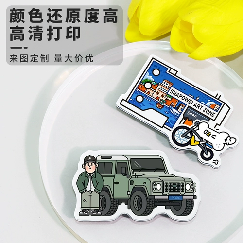 Магнит на холодильник, акриловая подвеска, индивидуальная фотография, делается под заказ, «сделай сам», домашний питомец