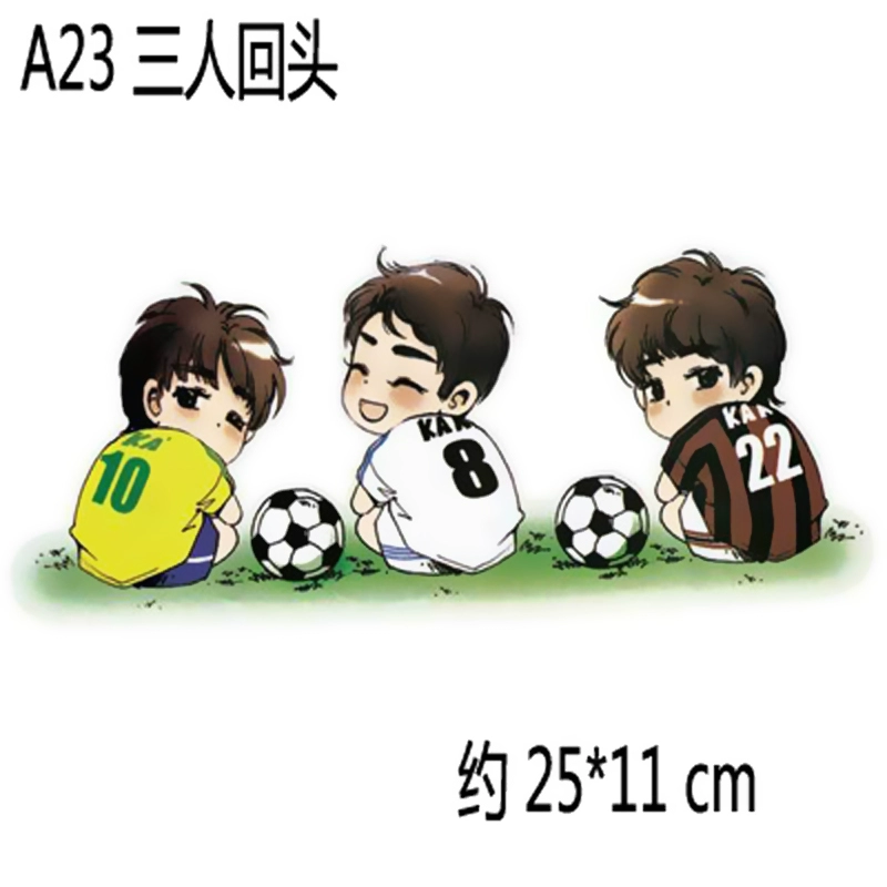 Tem dán xe ô tô chống trầy xước bìa cá tính sáng tạo Ronaldo dán xe hơi ngôi sao bóng đá dán trang trí cơ thể nhãn dán sẹo dán đổi màu xe ô tô 