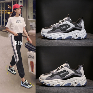 女士休闲鞋老爹鞋厚底运动鞋增高小白鞋女鞋