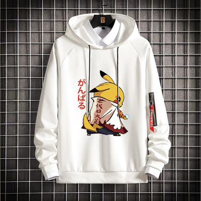 加绒加厚长袖卫衣男士学生韩版冬季连帽卫衣