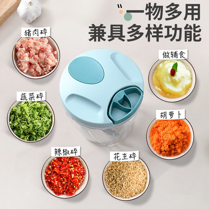 Home Mash Garlic Mashed mini Manual shredded vegetable Ginger Garlic Comminuter Meat Machine Hand Pulled Garlic Paste Crushing Machine