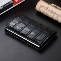 Customized EHRENMANN high-end business card holder mens business card case crocodile pattern cowhide card case business card holder