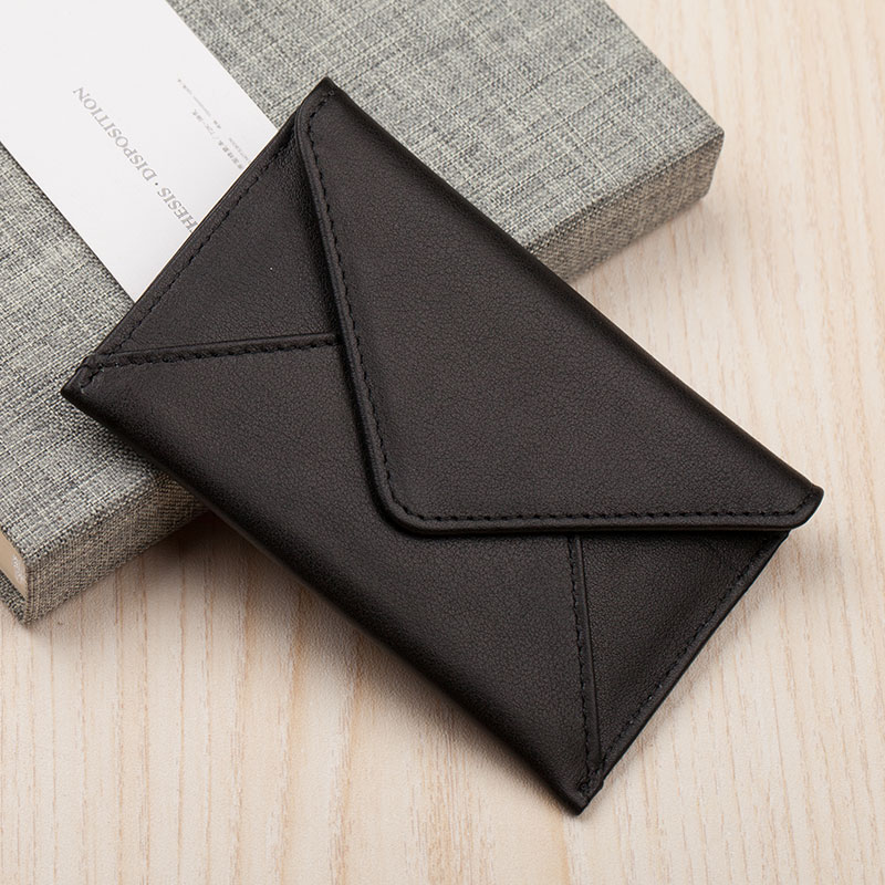 German EHRENMANN business card card holder men and women ultra-thin card holder leather business card holder simple multi-function